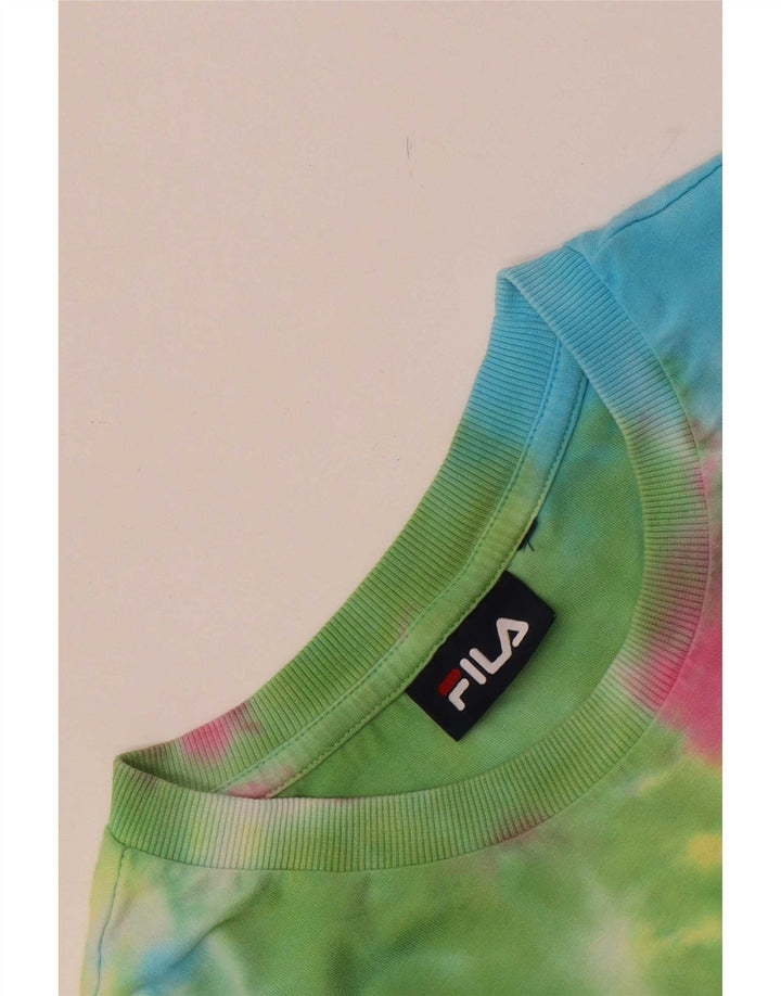 Tricou Fila Femei Top UK 12 Medium Multicolor Tie Dye