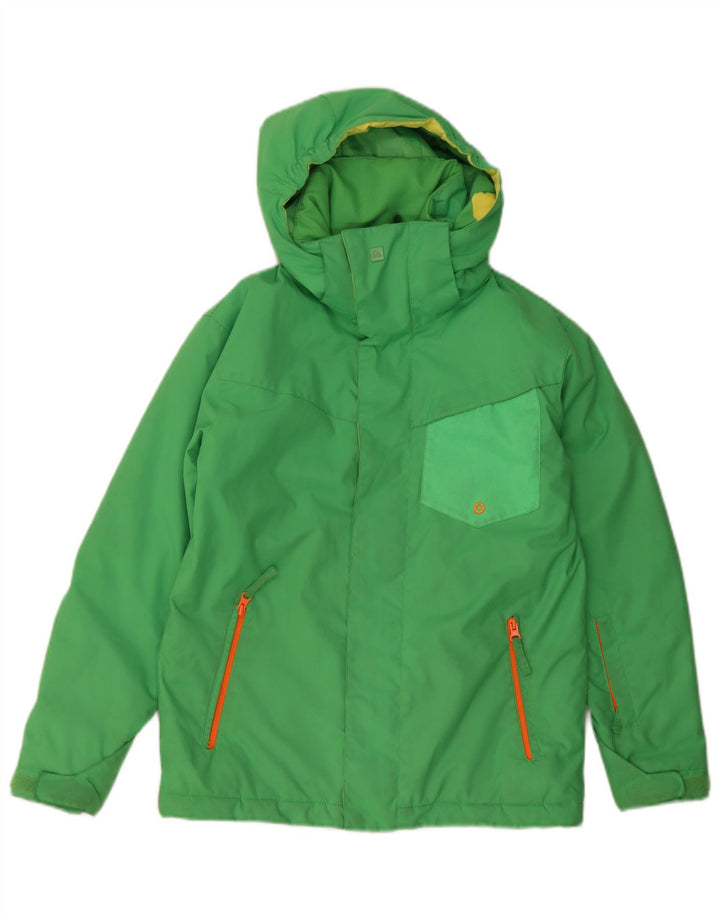 Jachetă Windbreaker pentru băieți Quiksilver 11-12 ani, verde mediu, color block