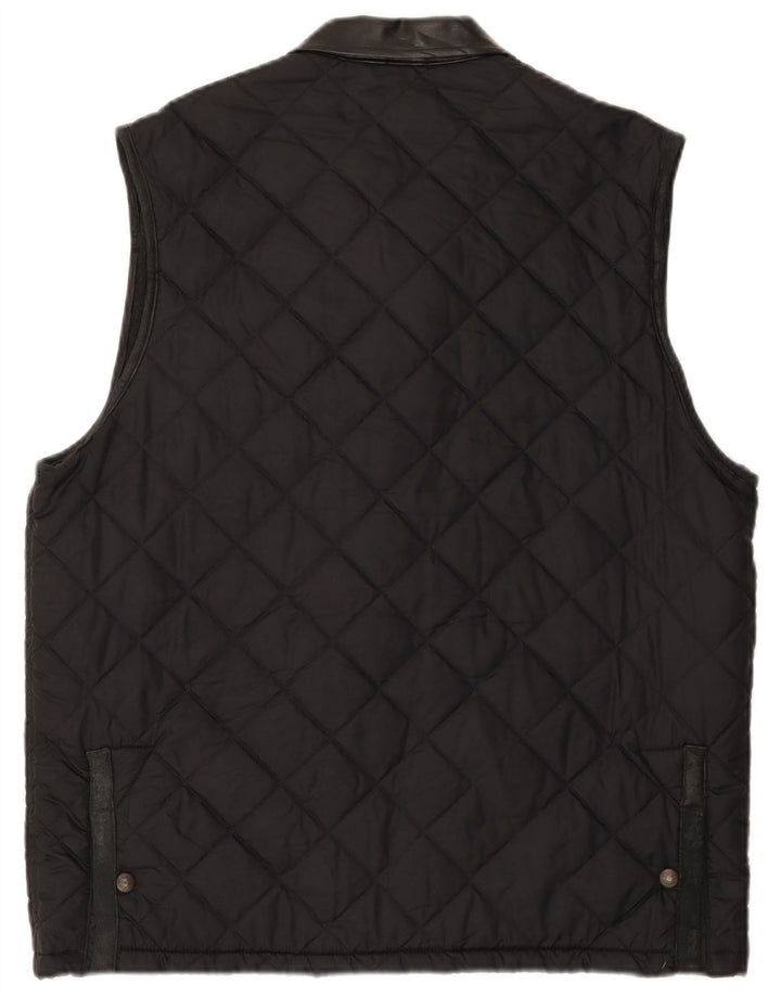 Gilet matlasat pentru bărbați Cotton's Industries UK 38 Medium Black