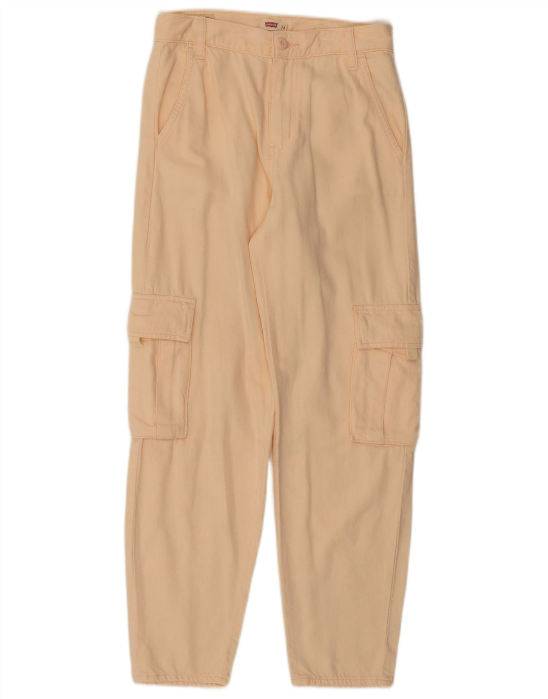 Pantaloni cargo conici pentru femei LEVI'S L24 L28, bumbac roz