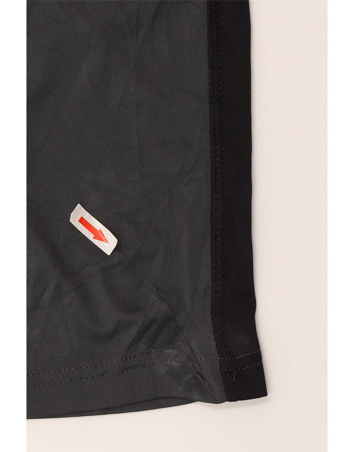 Pantaloni scurți sport Russell Athletic pentru bărbați, gri mediu, poliester color bloc