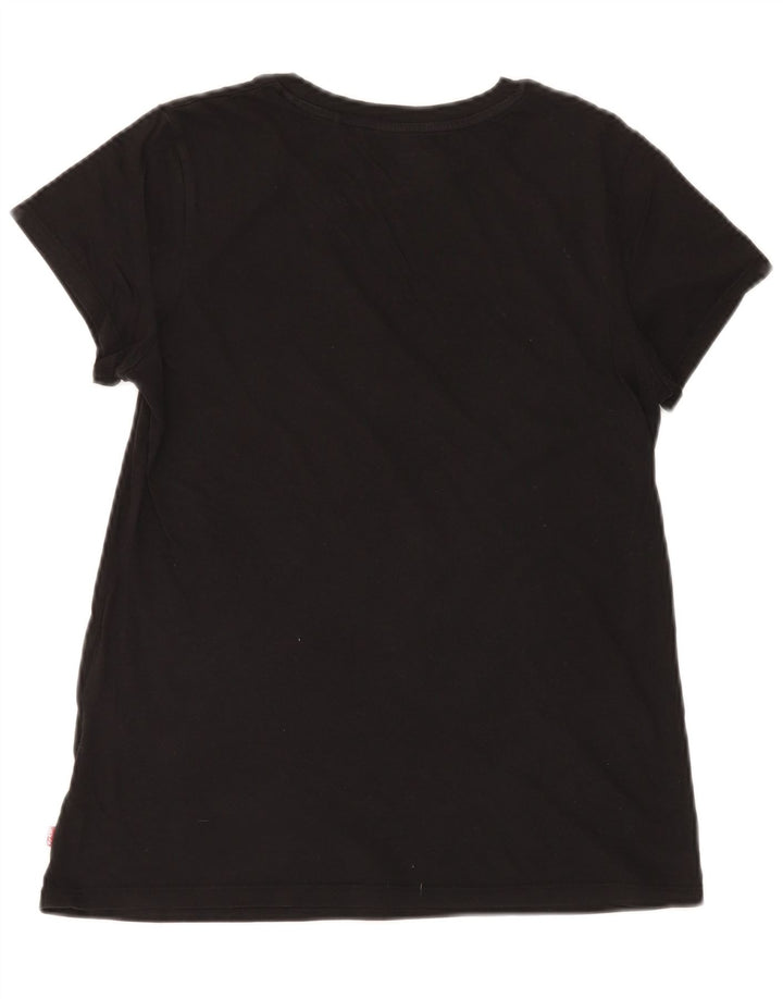 Tricou grafic LEVI'S Top UK 12 Bumbac negru mic