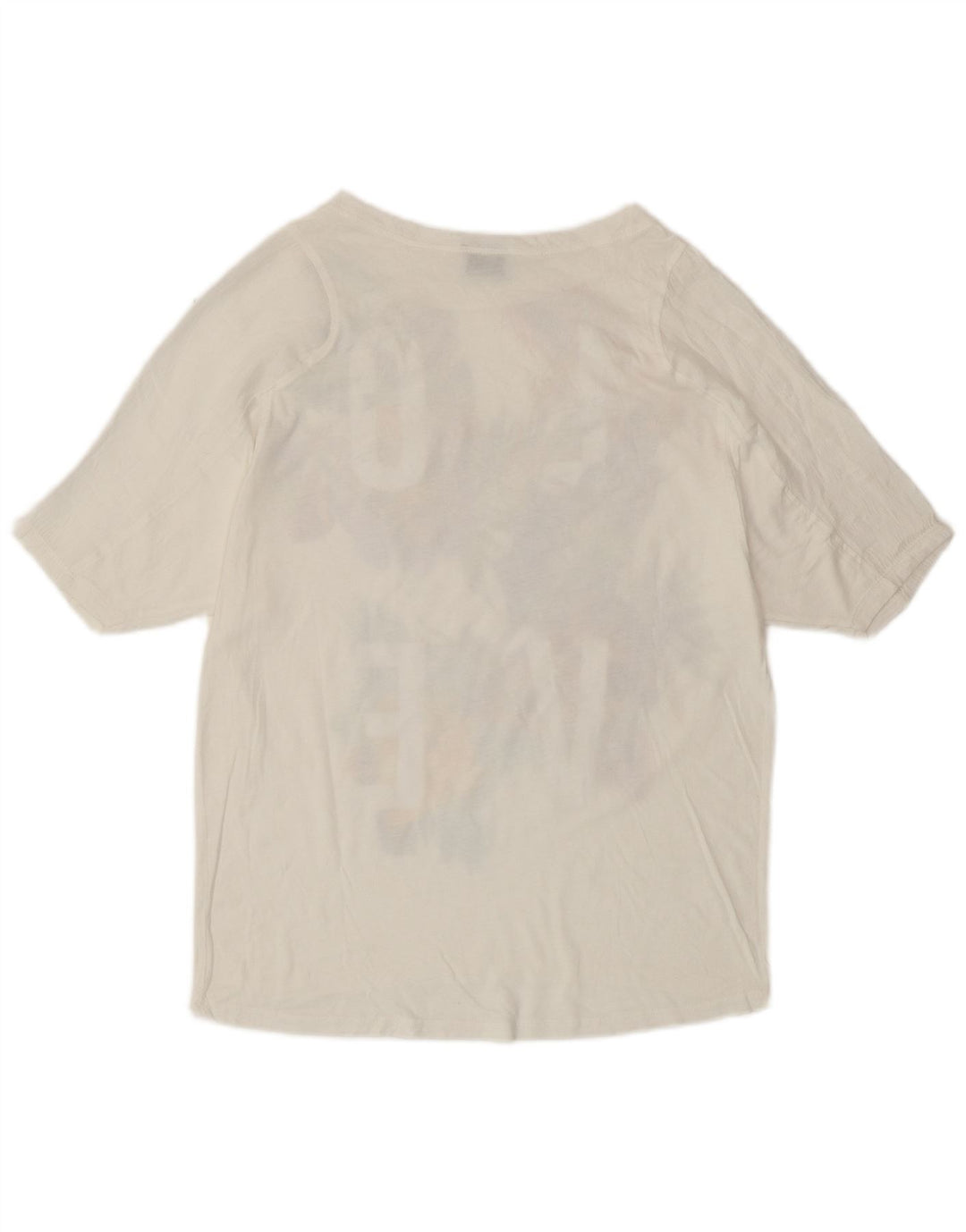 Tricou grafic ZARA pentru femei Top UK 10 Small White Floral