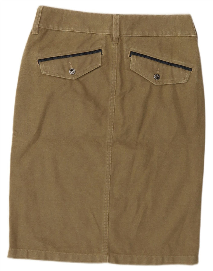 Fusta creion pentru femei Diesel W26 Small Kaki Bumbac