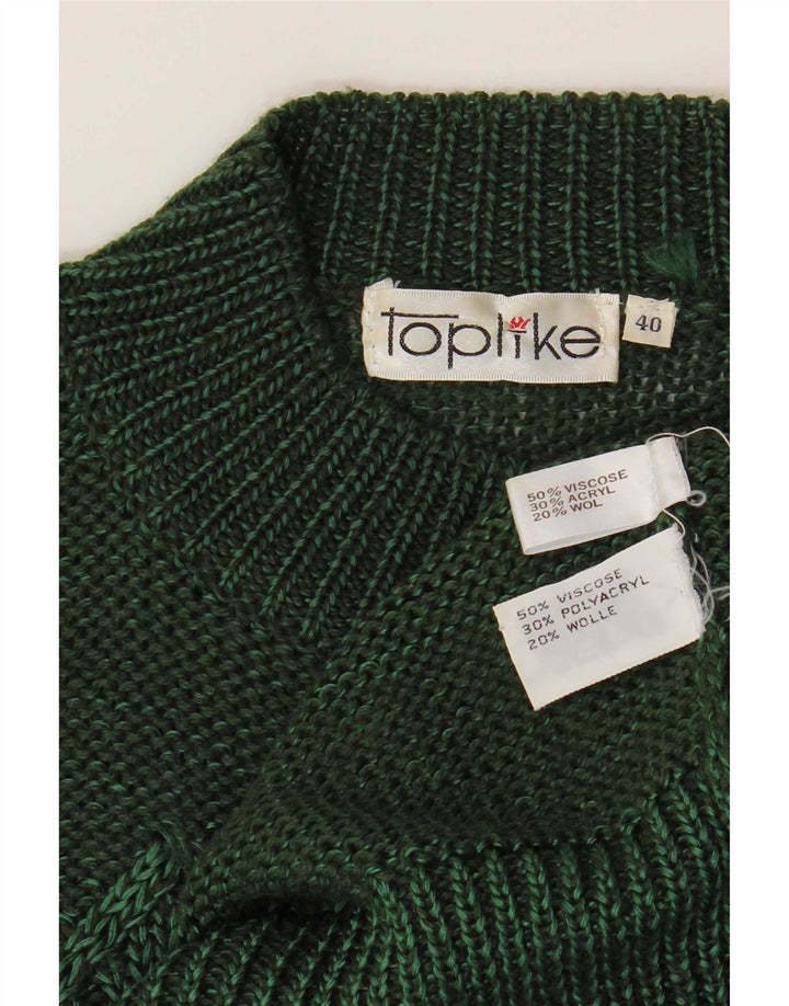 Pulover Toplike pentru bărbați cu gât țestoasă, mărimea 40 verde mediu Argyle/Diamond