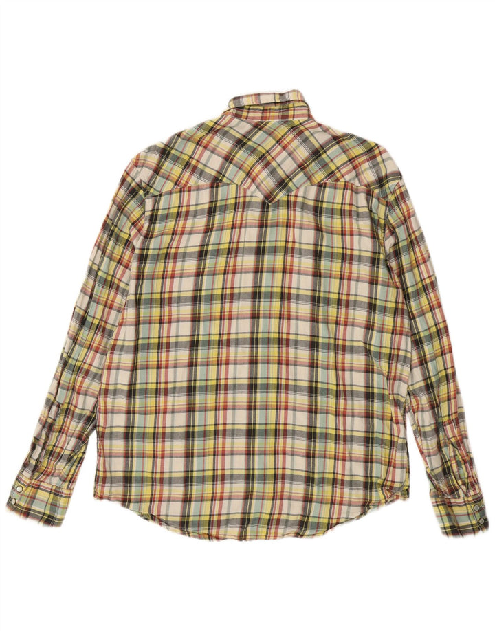 Cămașă de flanel pentru bărbați Levi's XL, bumbac cu carouri multicolore