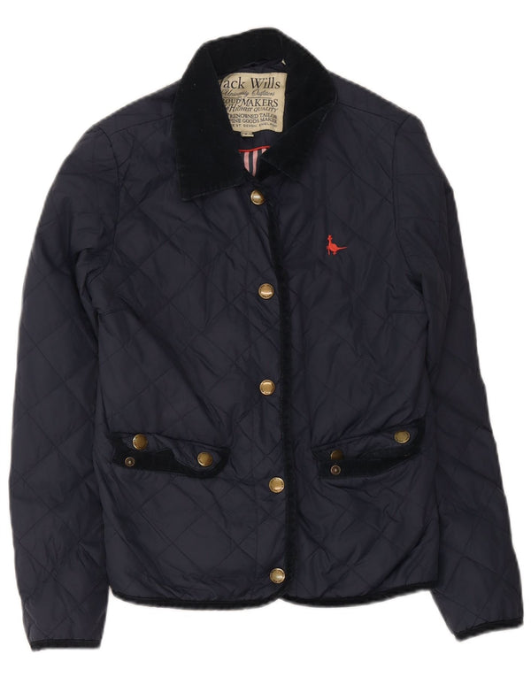 Jack Wills Jachetă matlasată pentru femei UK 10 Small Navy Blue Marine
