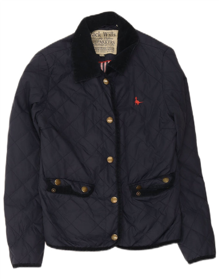Jack Wills Jachetă matlasată pentru femei UK 10 Small Navy Blue Marine