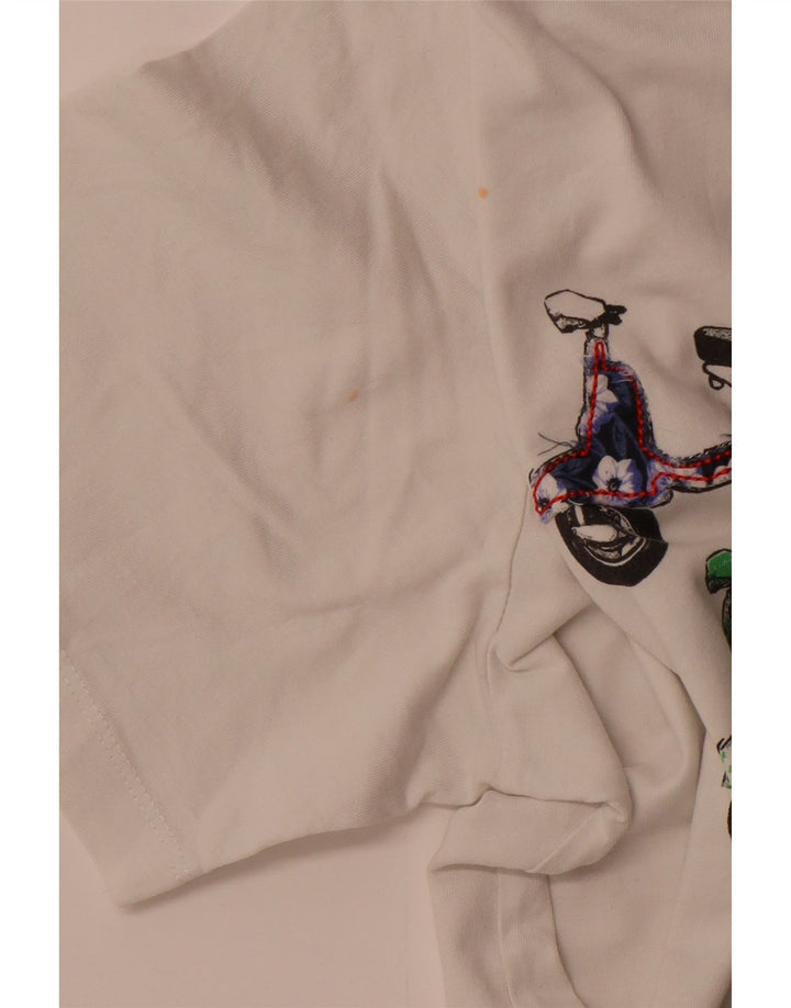 CARRERA Tricou grafic pentru bărbați Top XL Bumbac alb