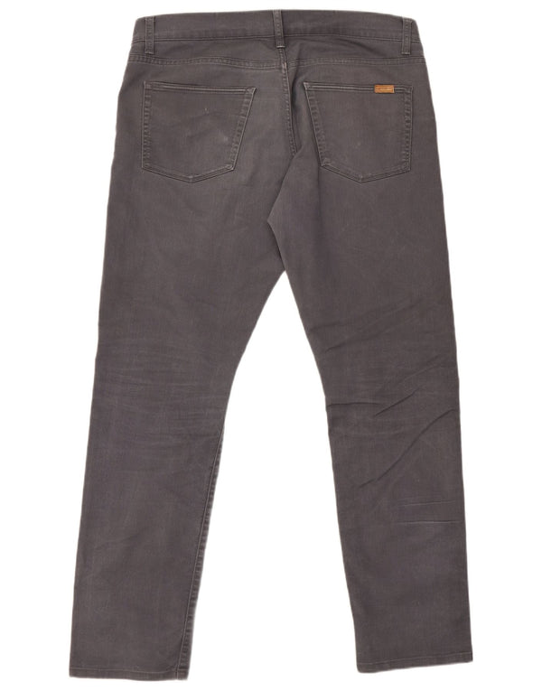 Blugi drepte pentru bărbați Carhartt Slim Fit W36 L32 bumbac gri