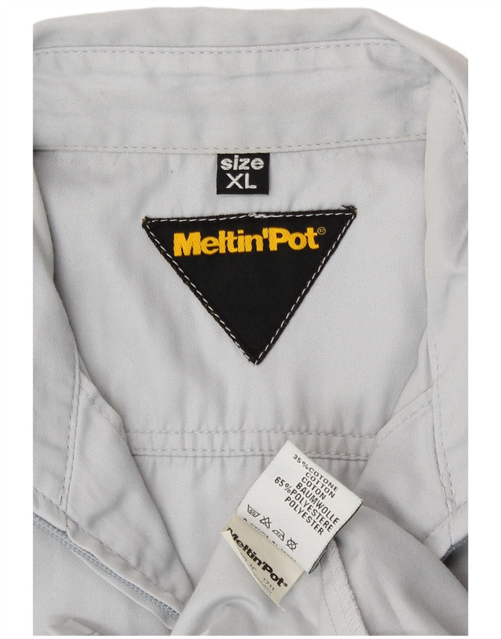 Cămașă cu mânecă scurtă pentru bărbați Meltin' Pot XL poliester gri