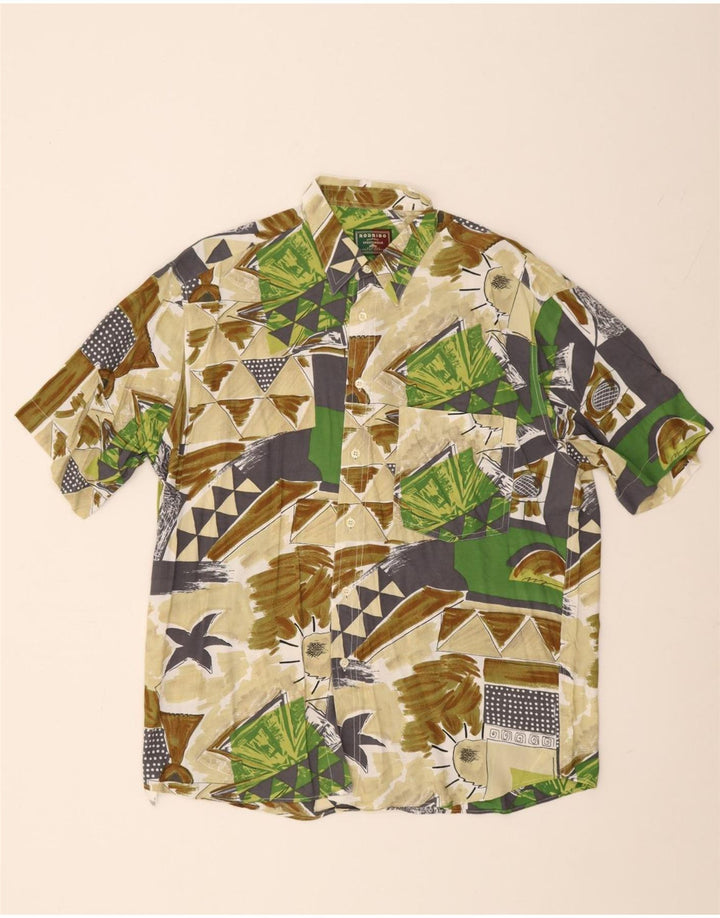 Cămașă cu mânecă scurtă pentru bărbați Rodrigo Mărimea 41 16 mare, multicoloră, geometrică