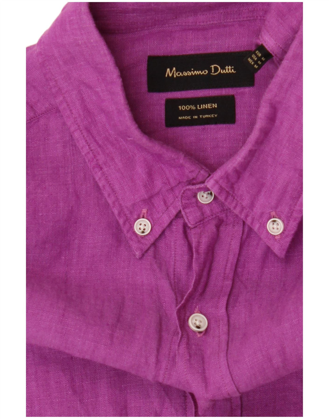 Cămașă Massimo Dutti pentru bărbați, in purpuriu mediu
