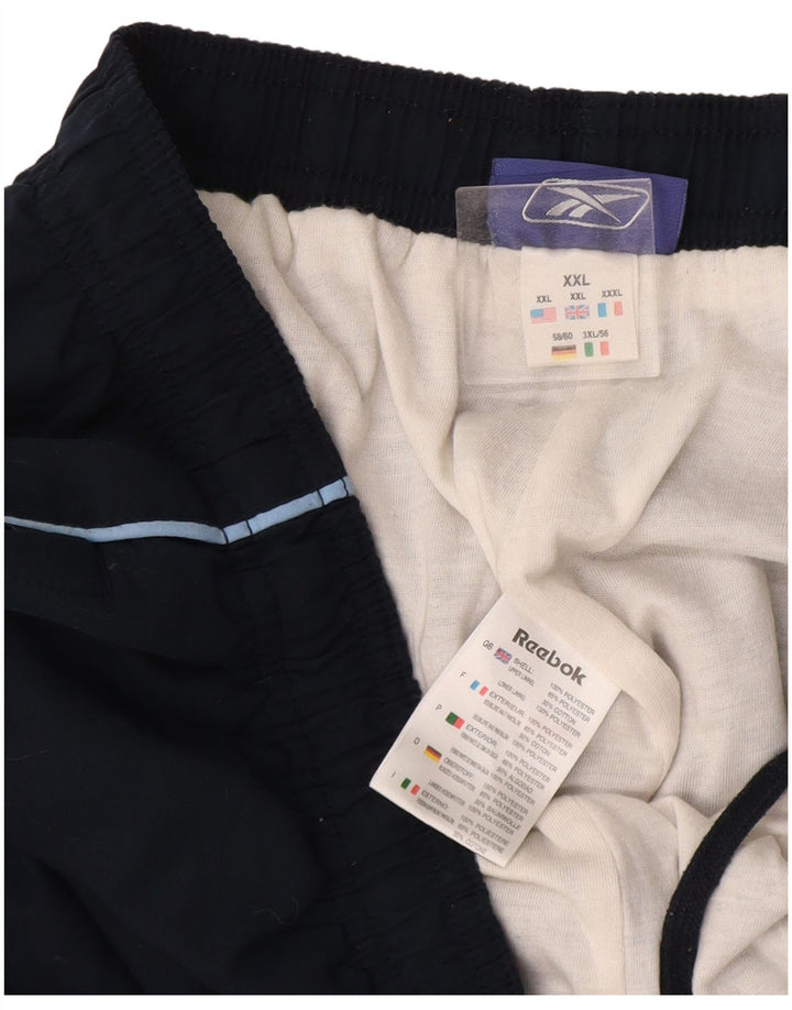 Pantaloni de trening pentru bărbați Reebok Pantaloni de jogging 2XL poliester bleumarin