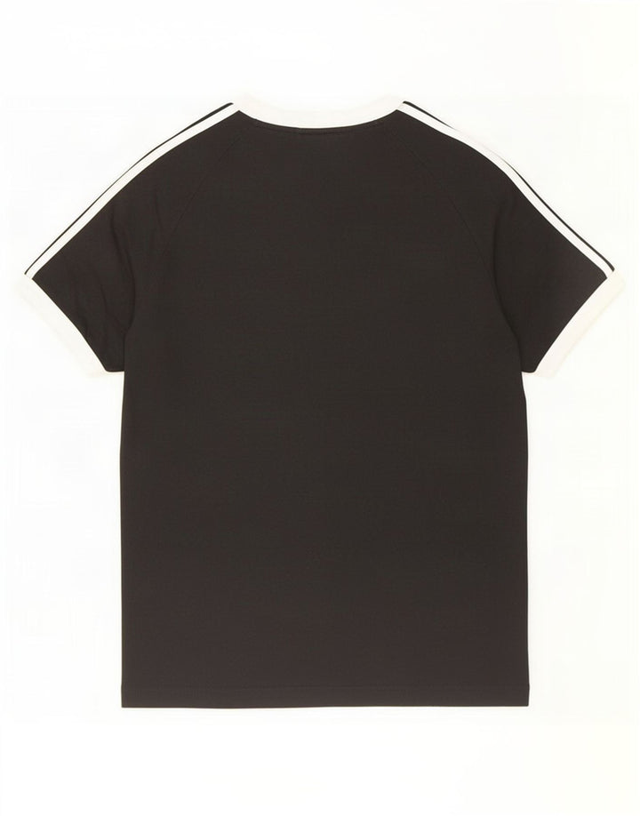 Tricou pentru bărbați Adidas Top Mediu Negru Bumbac