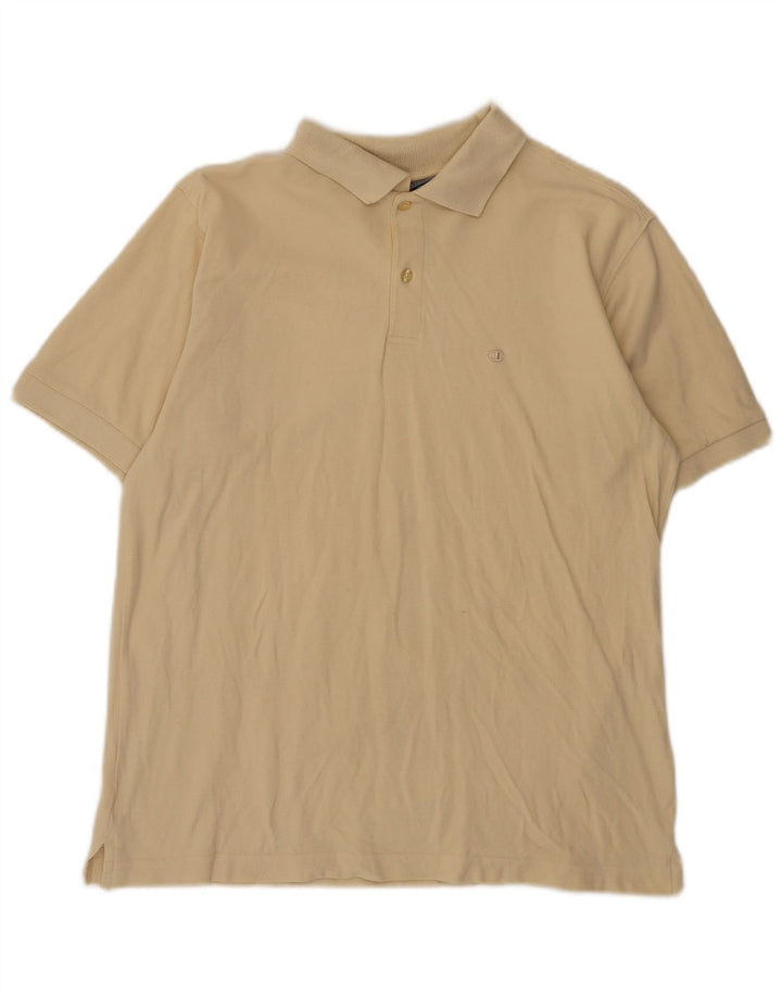 Tricou polo Champion pentru bărbați, bumbac, bej mediu