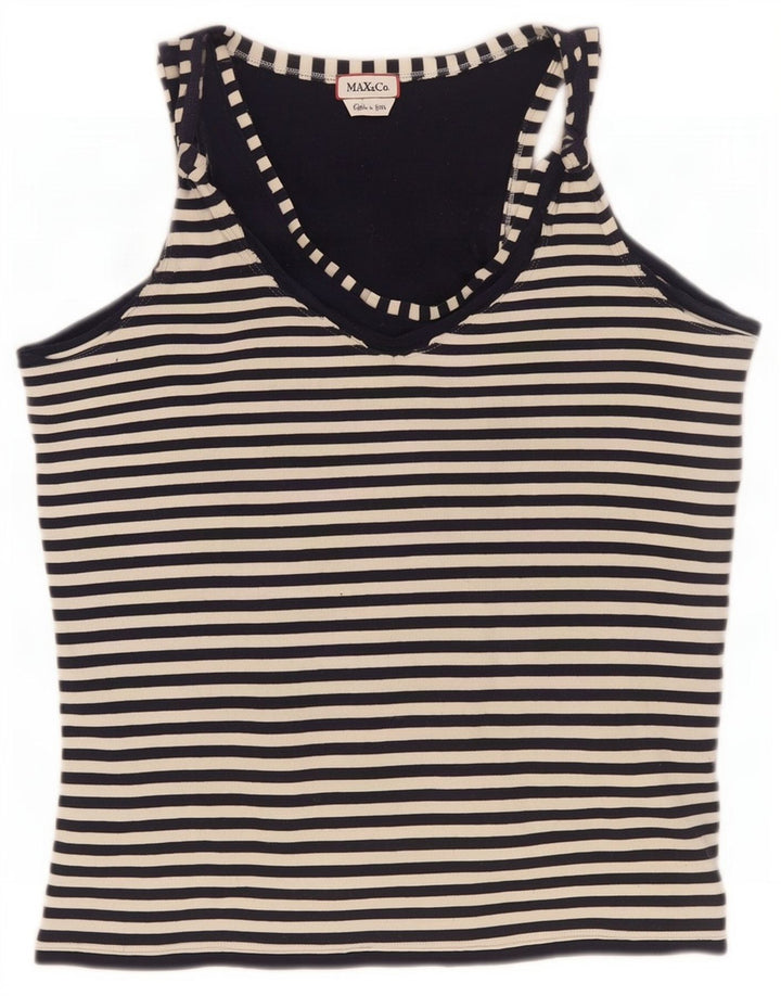 Max & Co. Vestă pentru femei UK 12 Medium Black Striped