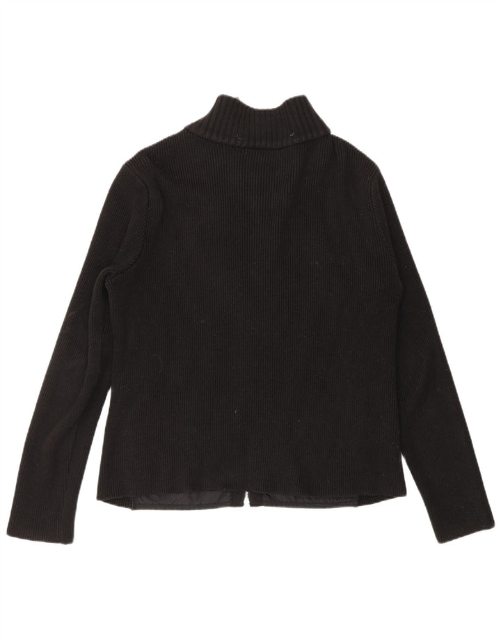 Pulover cardigan pentru femei TOMMY HILFIGER UK 10 Poliester negru mic