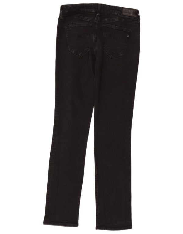 REPLAY Blugi Vicky Slim pentru femei W29 L32 bumbac negru