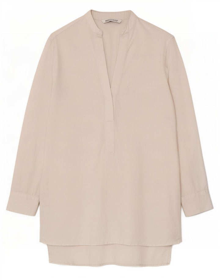 Rochie oversize cu mânecă lungă pentru femei Zara UK 10 Mic Alb