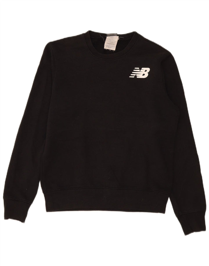 Hanorac grafic pentru bărbați New Balance Jumper mic, negru, bumbac