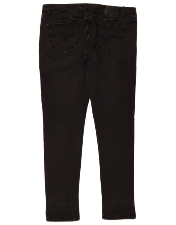 Blugi subțiri pentru femei Lee Cooper UK 16 Large W34 L30 Bumbac gri