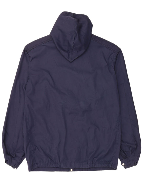 Jachetă vintage cu glugă pentru bărbați IT 54 2XL bleumarin