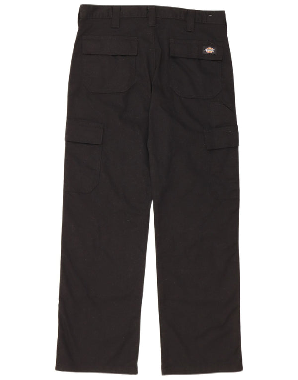 Pantaloni cargo dritti pentru bărbați Dickies W32 L30 poliester negru