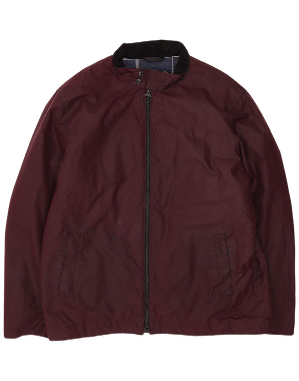 Jachetă pentru bărbați Barbour din bumbac cerat UK 44 2XL Burgundy