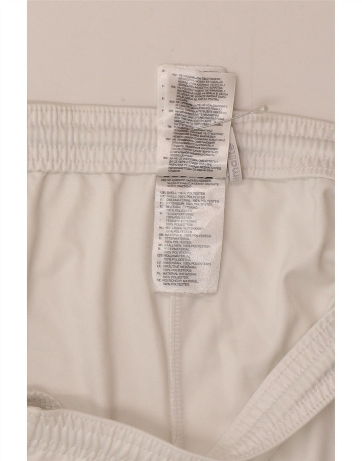 Pantaloni scurți sport pentru bărbați Adidas Climalite, mari, alb, din poliester