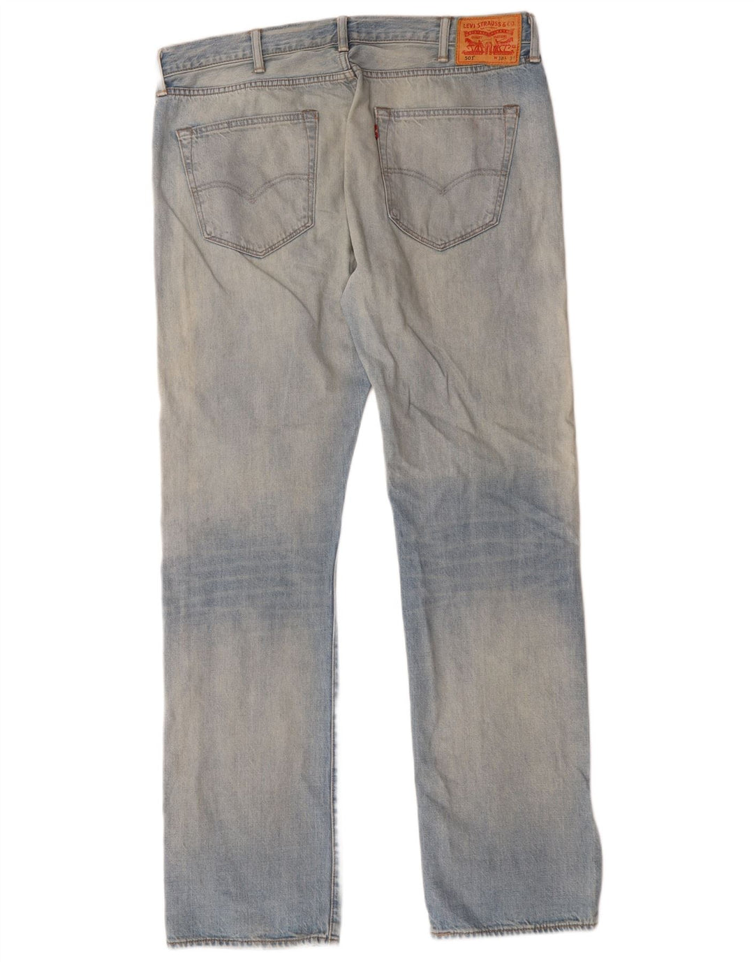 Blugi drepti pentru bărbați Levi's 501 W38 L34 Blue Viscose