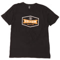 Tricou grafic pentru bărbați Volcom Top mare din bumbac negru