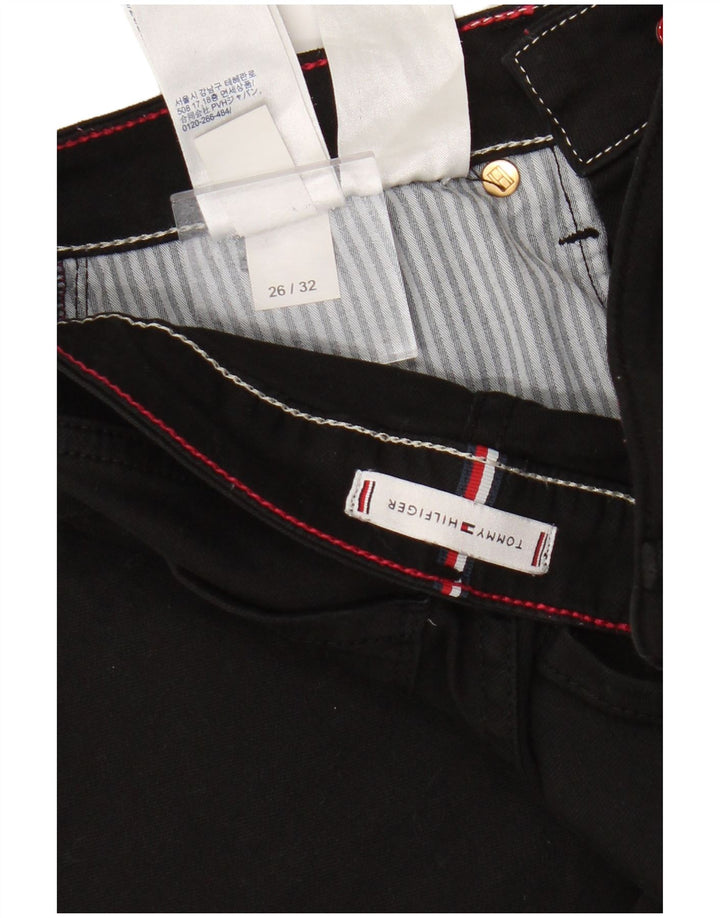 Blugi skinny pentru femei TOMMY HILFIGER W26 L32 bumbac negru