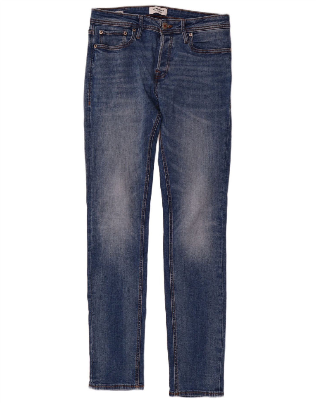 Blugi Jack & Jones Tim Slim pentru bărbați W30 L34 Bumbac albastru