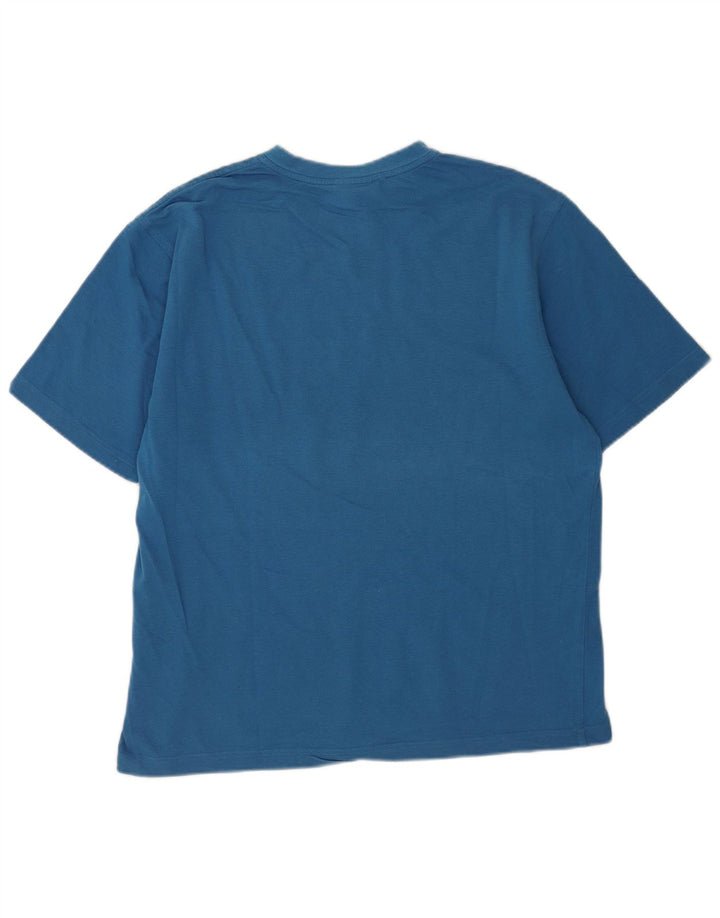 Tricou Lacoste Bărbați Top Marimea 5 Mare Bumbac Albastru