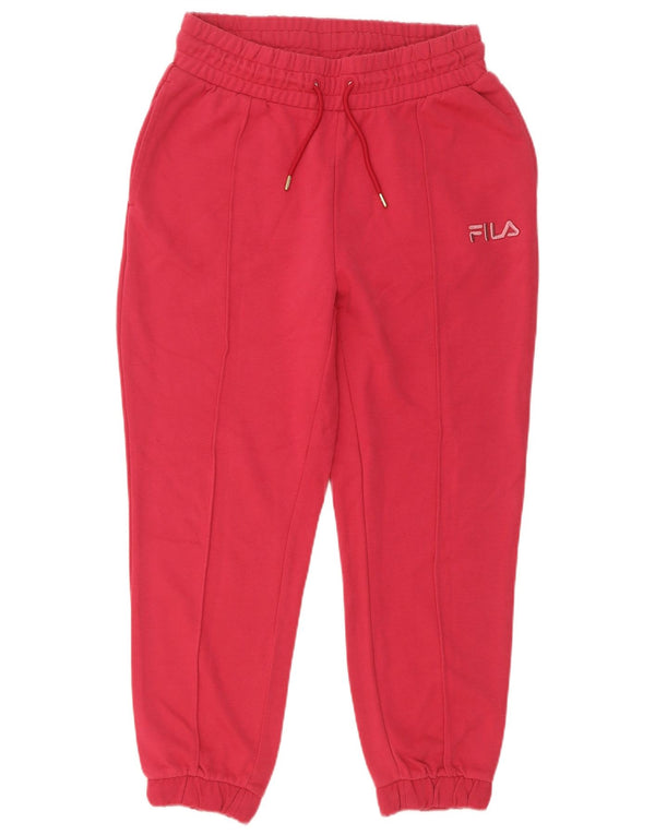 Pantaloni de trening Fila pentru femei Joggeri UK 10 Bumbac roșu mic