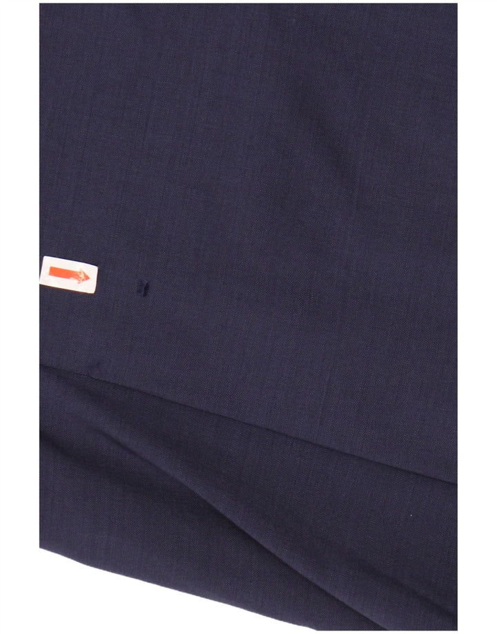 Jachetă pentru bărbați VINTAGE cu 2 nasturi IT 48 Medium Bleumarin Viscoză