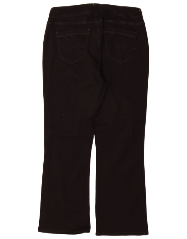 Blugi Lee, zvelți, cu bootcut pentru femei US 16 2XL W34 L30, bumbac negru