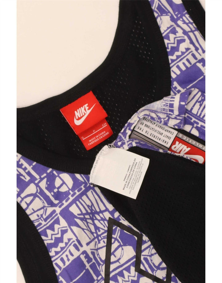 Vestă grafică pentru bărbați Nike, mic, bumbac geometric multicolor