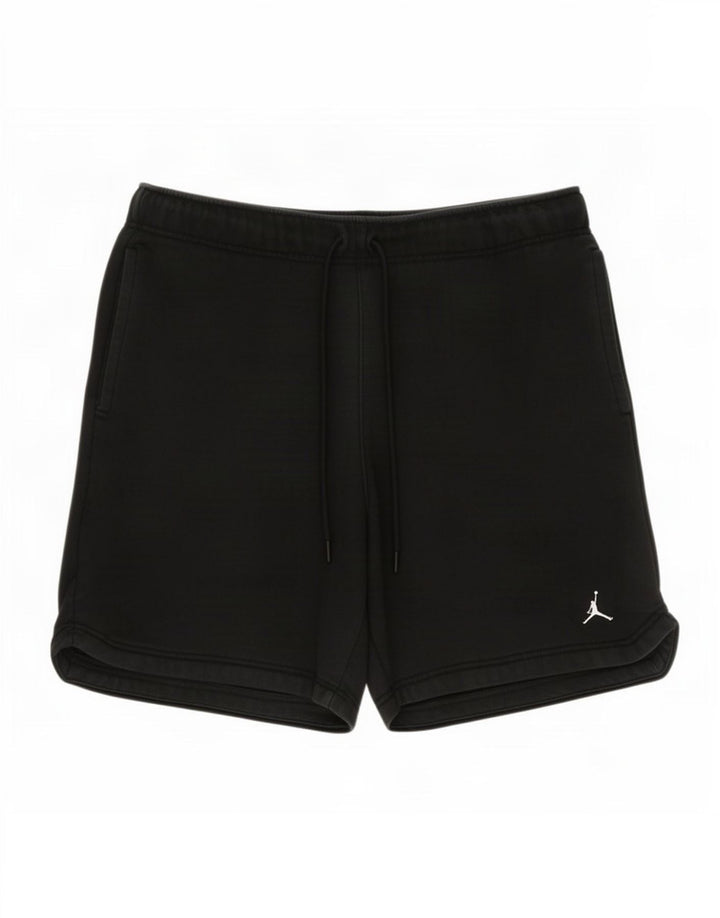 Pantaloni scurți sport Jordan pentru bărbați, bumbac mediu negru