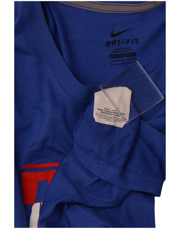 Tricou grafic NIKE Allen Basketball Top UK 14 Large Blue