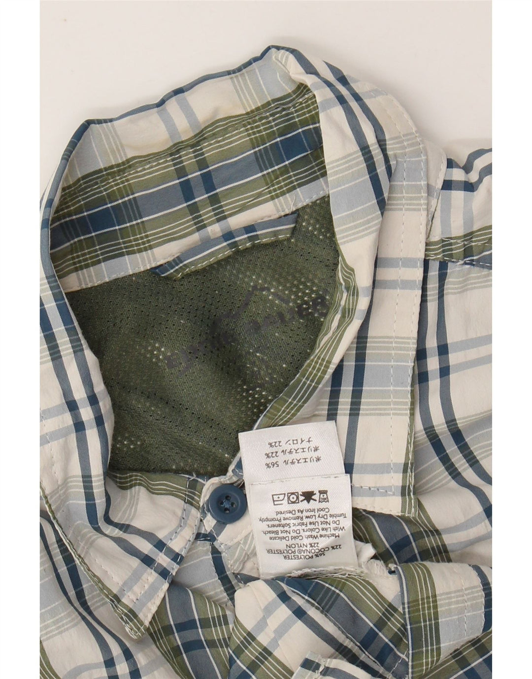Cămașă cu mânecă scurtă pentru bărbați EDDIE BAUER, poliester carosabil mediu kaki