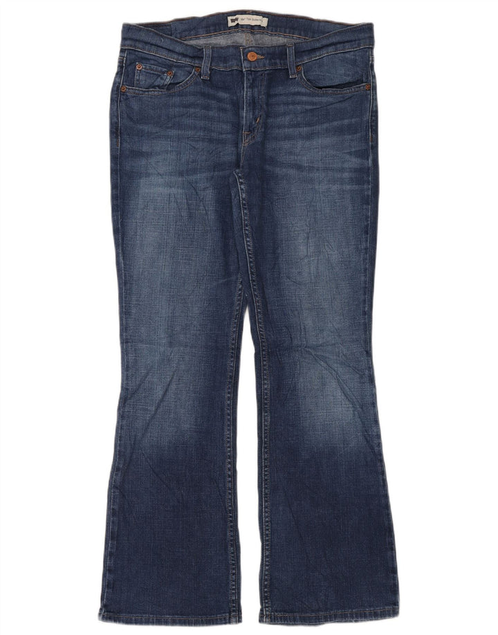 Blugi Levi's 524 Super Low Bootcut W31 L30 Bumbac albastru