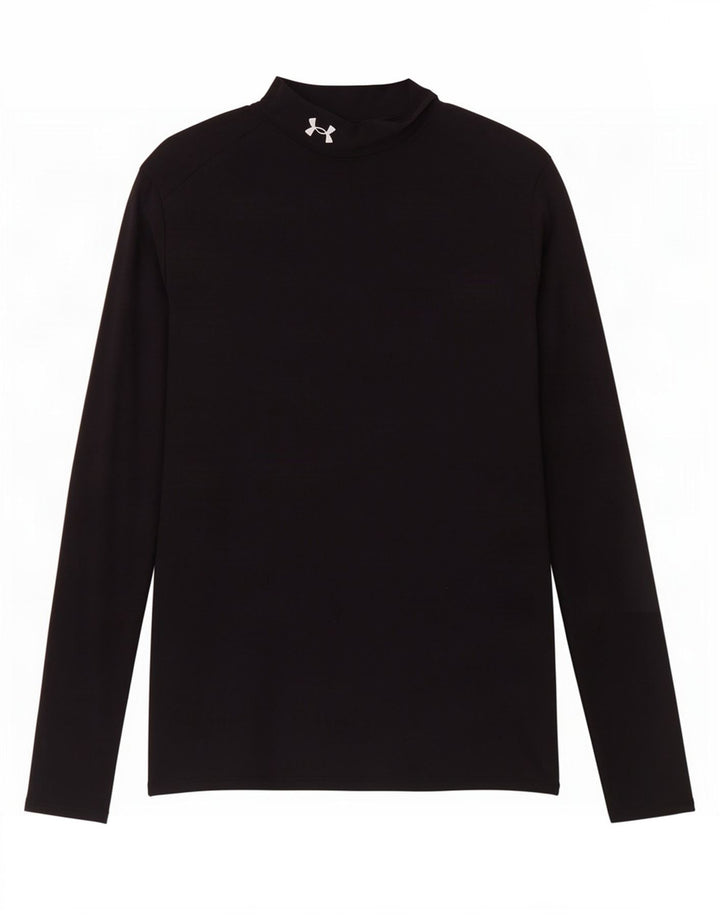 Under Armour pentru bărbați Cold Gear Top cu mânecă lungă, mediu negru, nailon