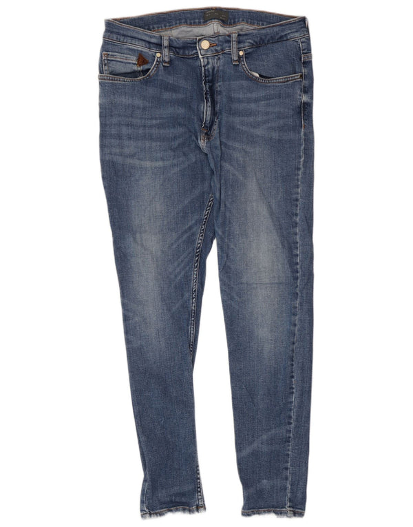 Blugi skinny pentru bărbați Zara EU 42 Large W32 L27 Blue Bumbac
