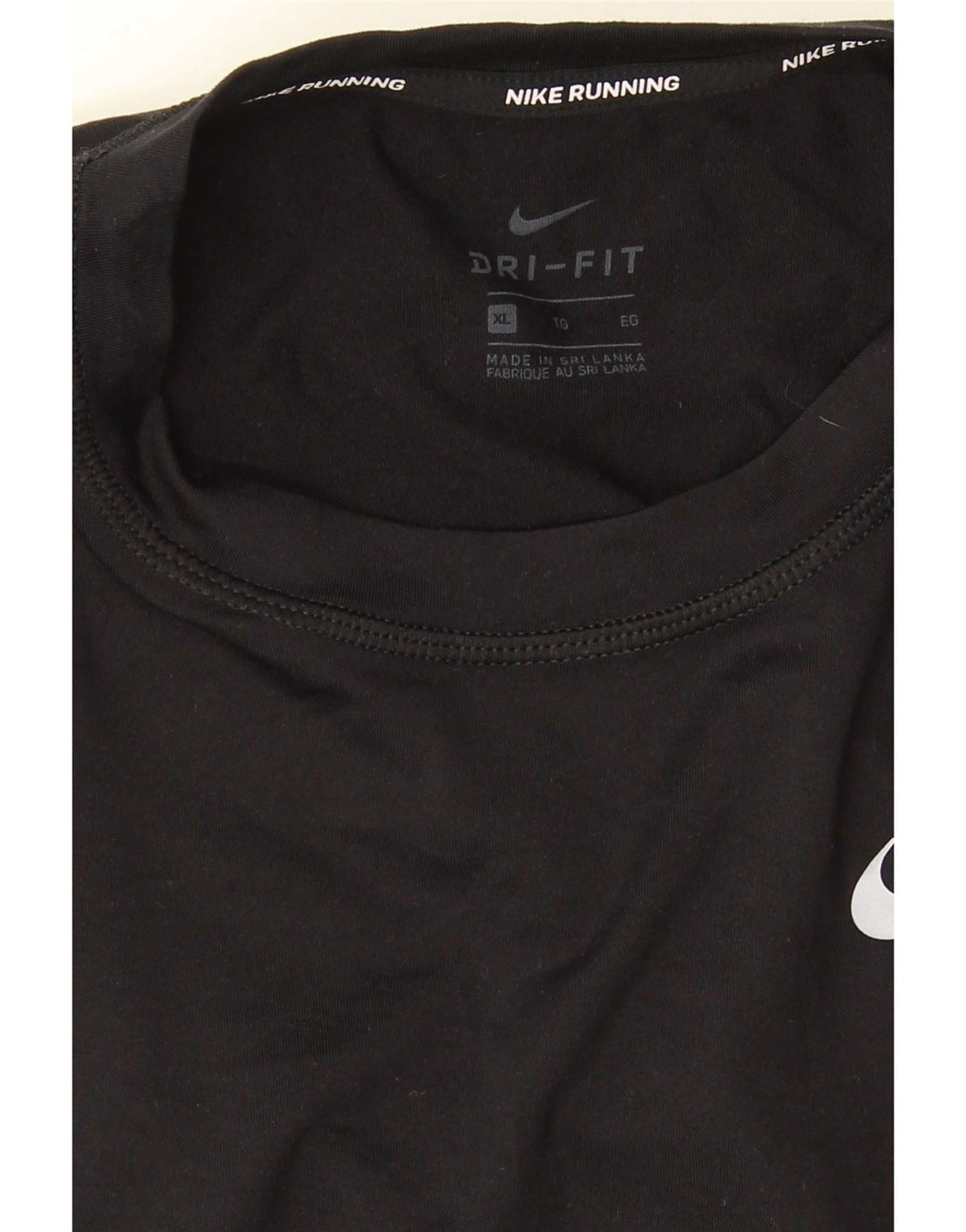 Nike pentru bărbați Dri Fit Top cu mânecă lungă XL, negru