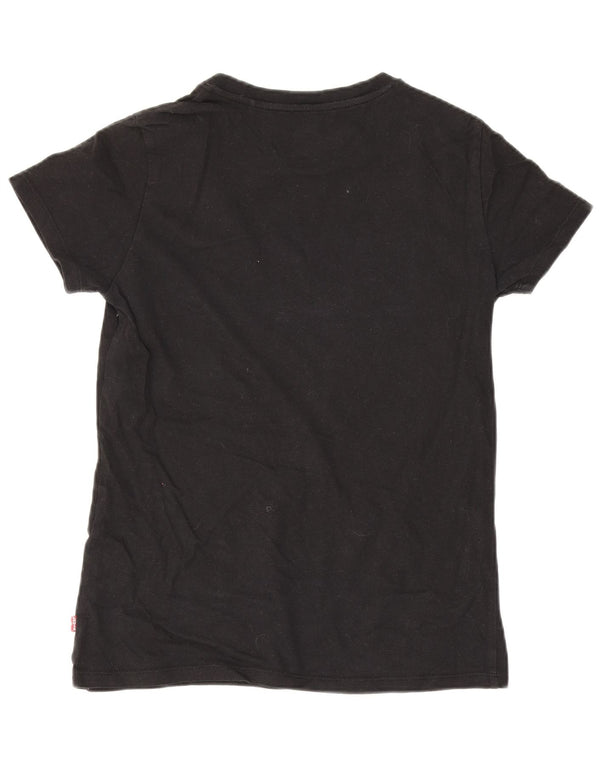 Tricou grafic Levi's pentru femei Top UK 2 2XS Negru