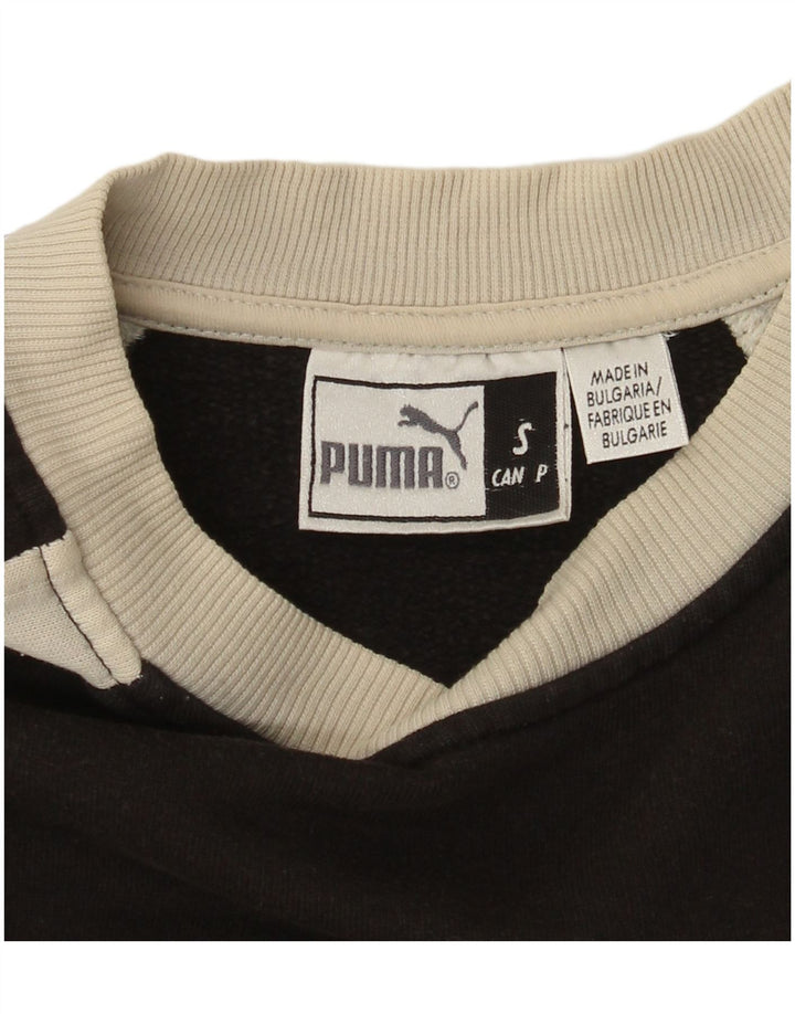 Pulover grafic pentru bărbați Puma, mic, negru, color block