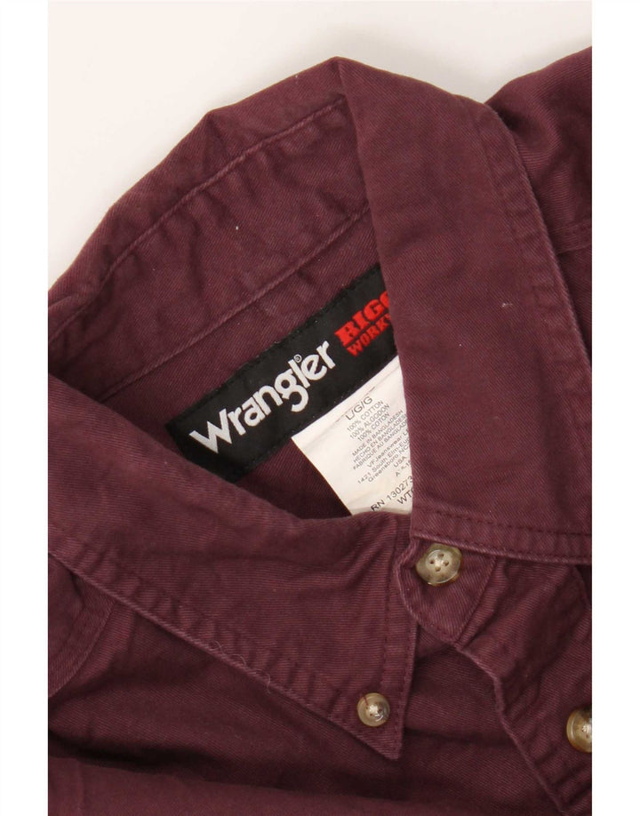 Cămașă Bărbați Wrangler Mare Bumbac Burgundy