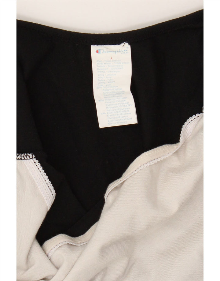 Body Champion pentru femei UK 14, mare, negru, bumbac
